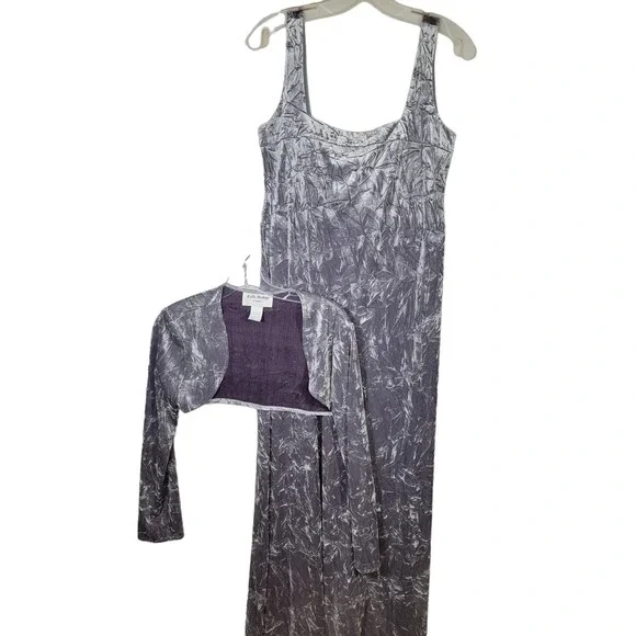 slim fit dress slacks CRUSHED VELVET CHOKER NECK SWING TOP / DRESS – RockThoseCurves main image 0